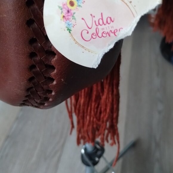 Tooled leather purse, Mexico - Picture 2 of 6